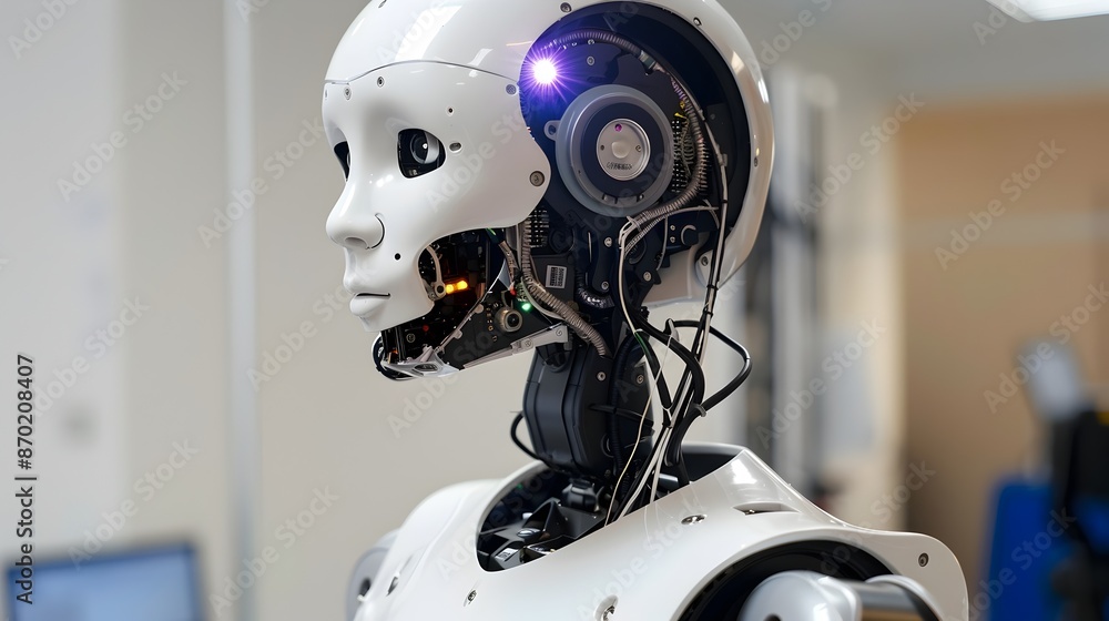 Futuristic Robotic AI Powered Automation and Intelligent Machinery Futuristic Robotic AI Powered Automation and Intelligent Machinery