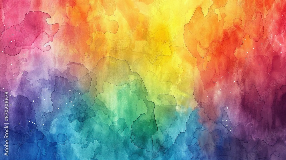 Dynamic Rainbow Watercolor Texture Dynamic Rainbow Watercolor Texture