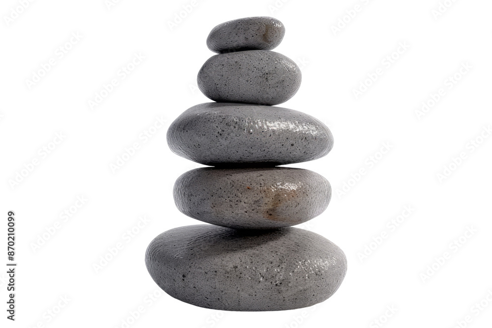 stack of zen stone isolated on transparent background stack of zen stone isolated on transparent background