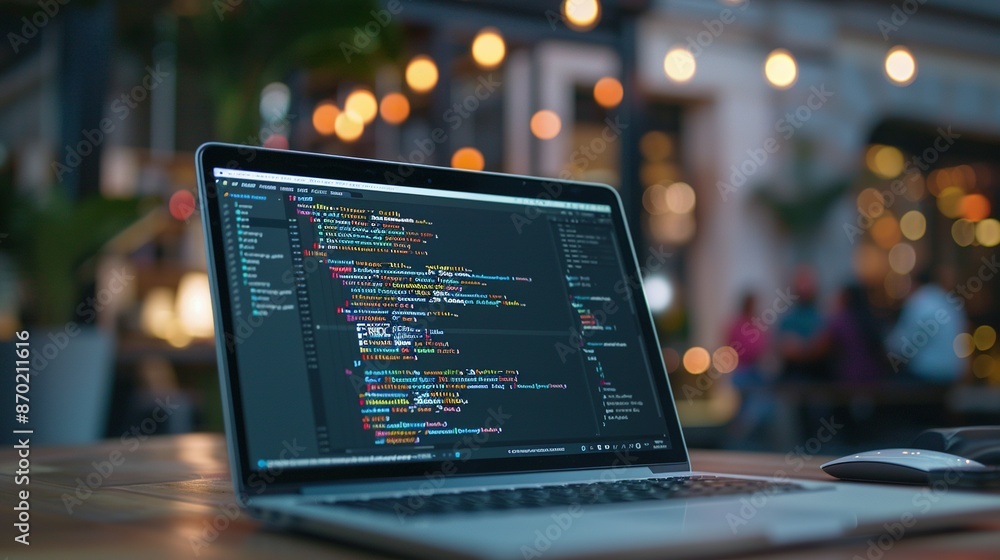 Modern Data Center: Laptop Display with Cloud Service APIs Code Modern Data Center: Laptop Display with Cloud Service APIs Code