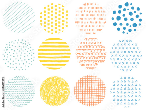 手描きあしらい色鉛筆セット