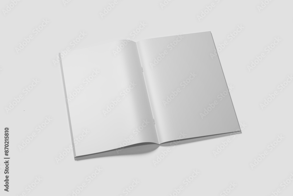 3D rendering Magazine Mockup for the best presentation of your product 3D rendering Magazine Mockup for the best presentation of your product