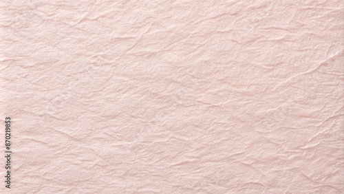 Soft, pale pink textured paper background with subtle wrinkles and faint grain, evoking a sense of gentle, feminine elegance. photo