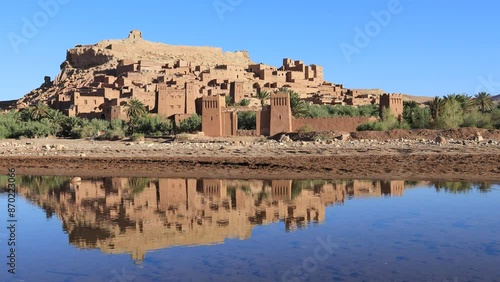 Ait-Ben-Haddou, Ksar or fortified village in Ouarzazate province, Morocco.