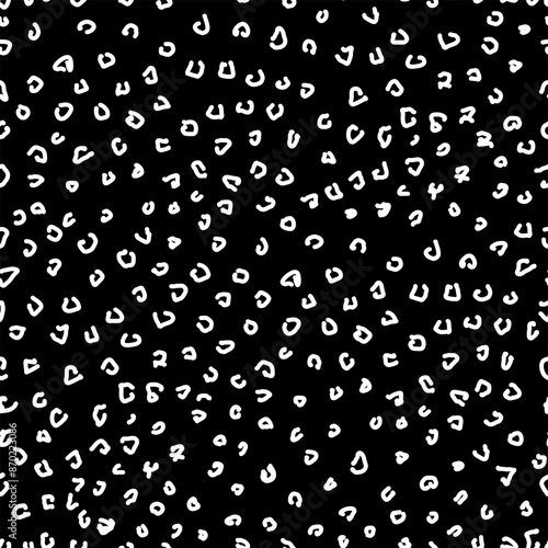 Seamless pattern of white c...