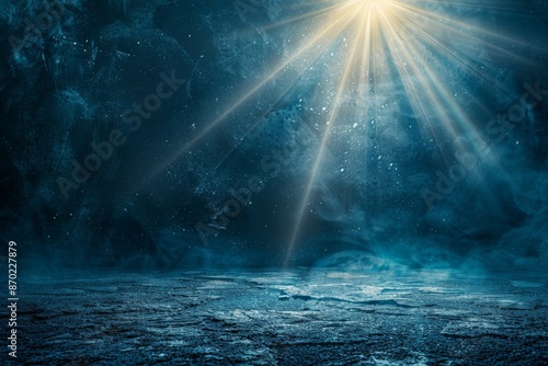 Wallpaper Mural Underwater scene with beams of sunlight creating a serene and magical aquatic atmosphere Torontodigital.ca