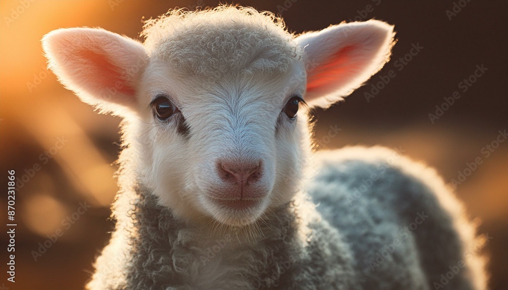Fototapeta premium sheep in a farm
