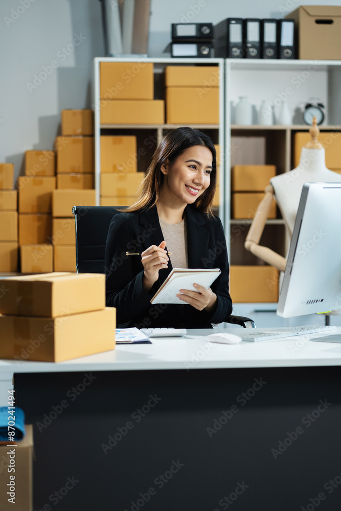 online shopping concept, woman shopping online is a form of electronic commerce from a seller over internet.. online shopping concept, woman shopping online is a form of electronic commerce from a seller over internet..