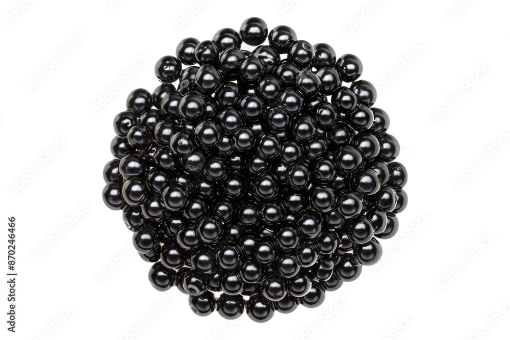 Black caviar isolated on transparent background Black caviar isolated on transparent background