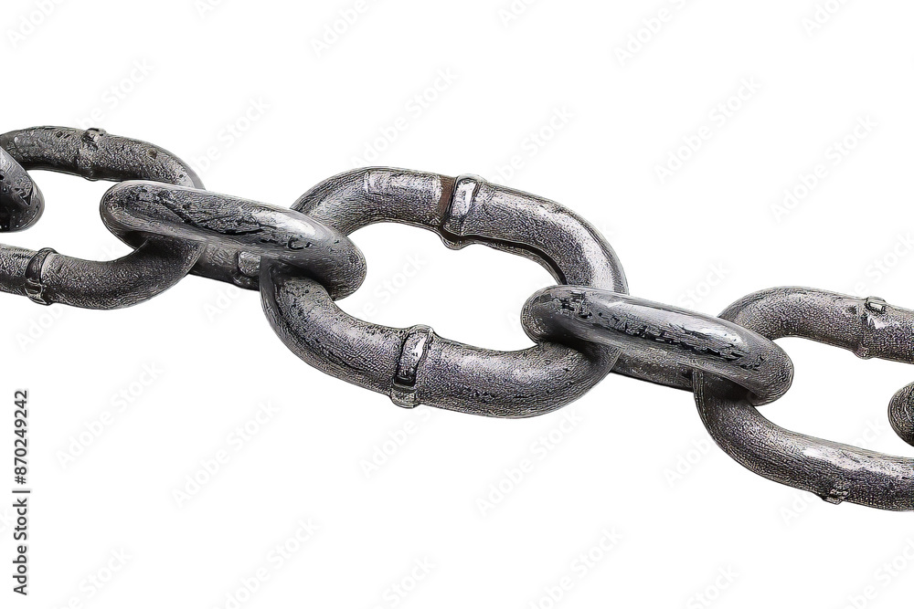 Obraz premium chain isolated
