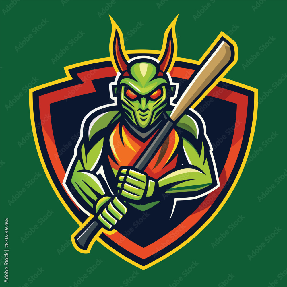 sports logo illustration isolated on solid background sports logo illustration isolated on solid background