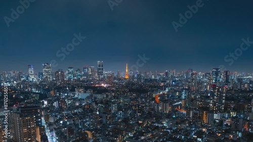 Wallpaper Mural 東京風景・夜景・タイムラプス Torontodigital.ca