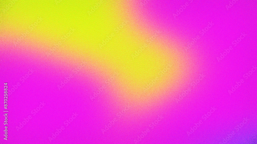 Fototapeta premium Electric blue, lime green, magenta abstract grainy gradient background wallpaper