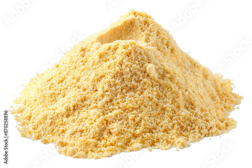 Chicken stock powder isolated on transparent background