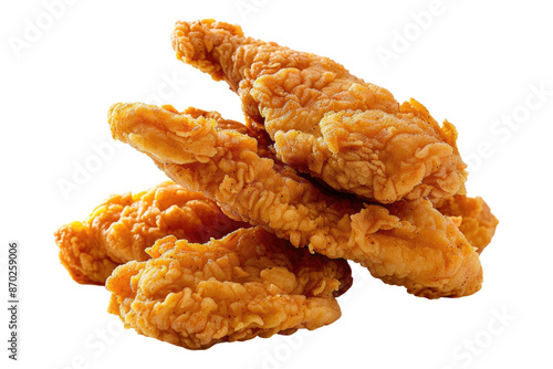 Chicken tender isolated on transparent background photo