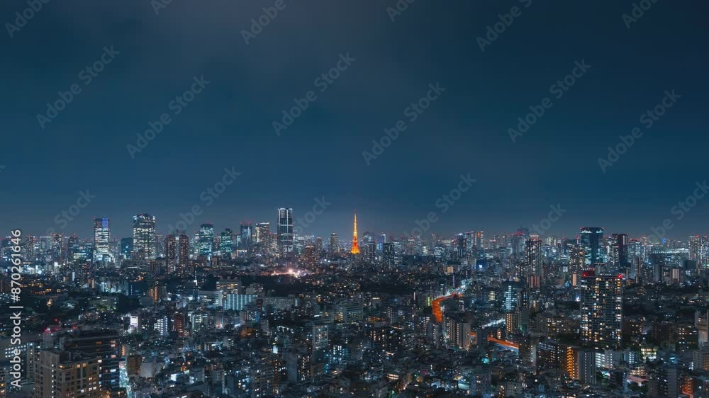東京風景・夜景・タイムラプス 東京風景・夜景・タイムラプス