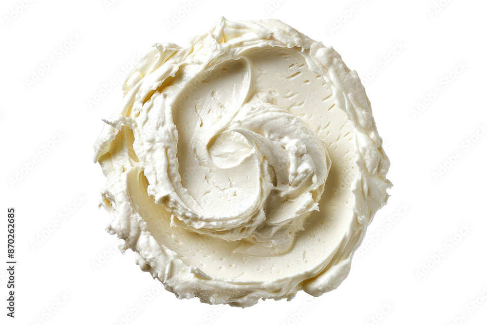 Cream cheese isolated on transparent background Cream cheese isolated on transparent background