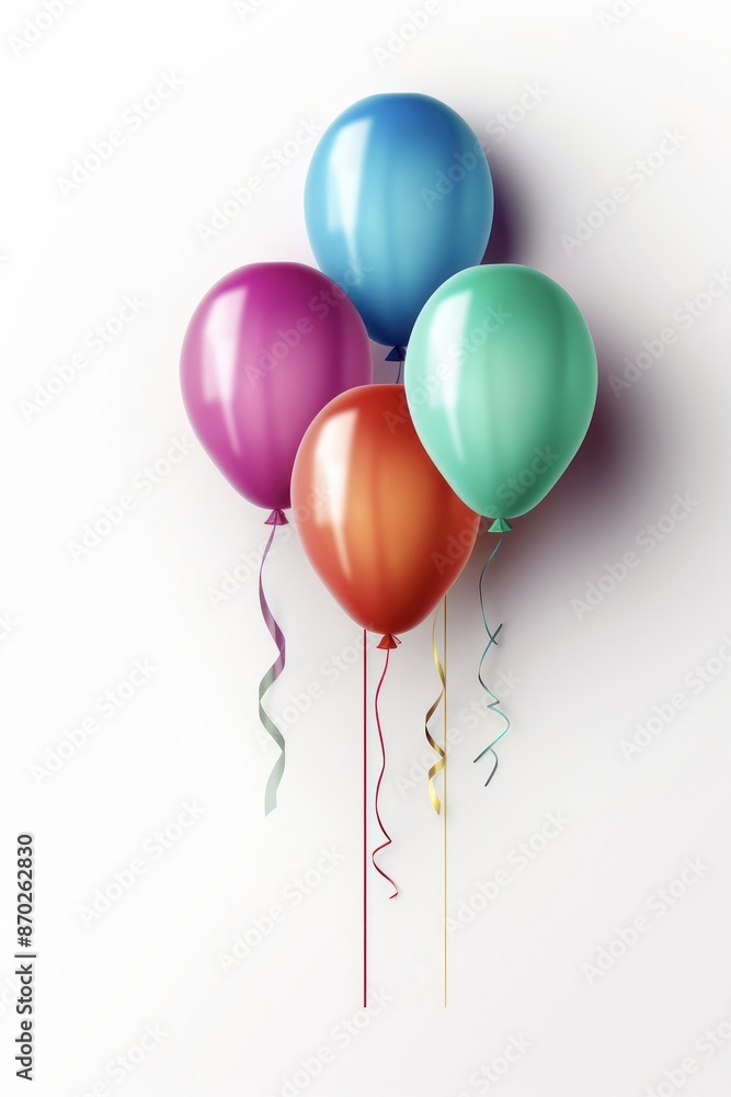 Colorful Balloons Cluster Colorful Balloons Cluster