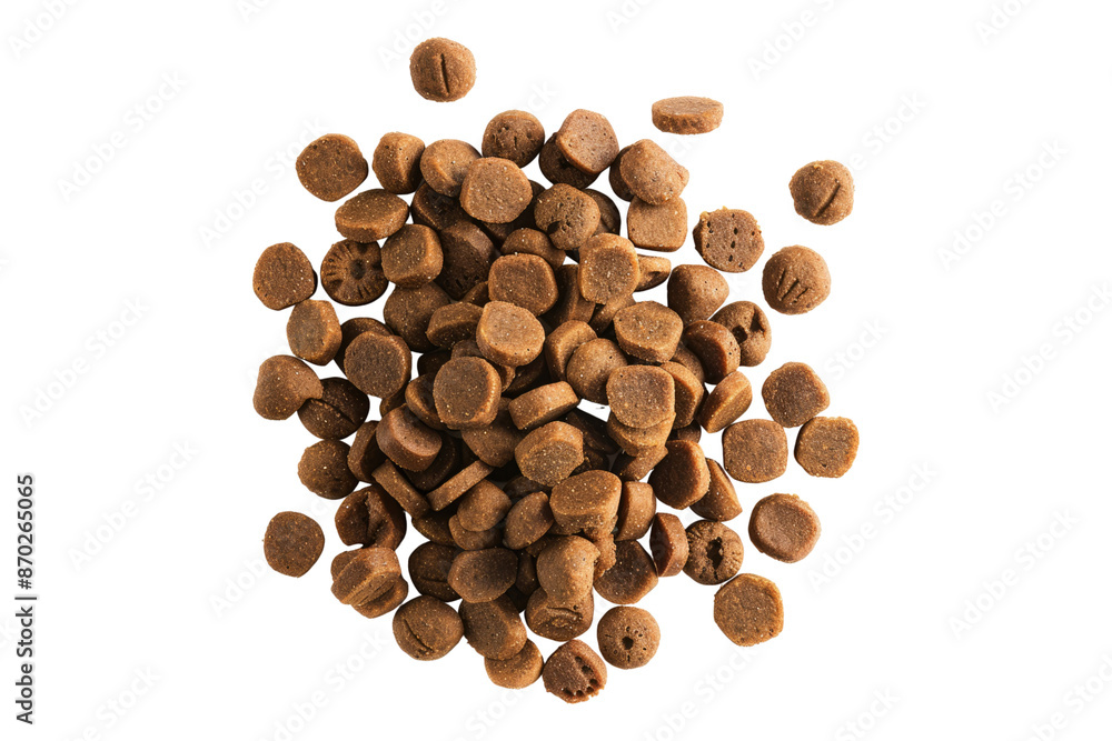 Dry dog food isolated on transparent background Dry dog food isolated on transparent background