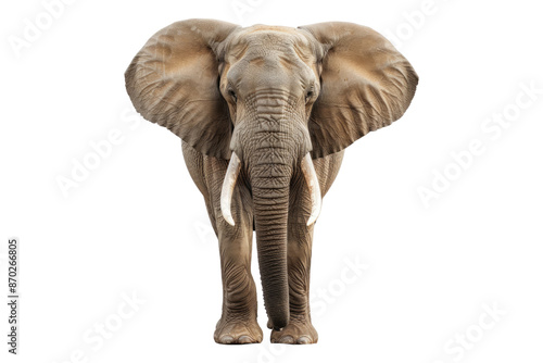 Elephant isolated on transparent background