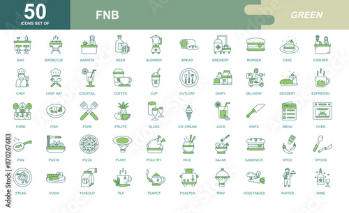 FnB icon set