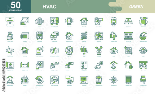 HVAC icon set