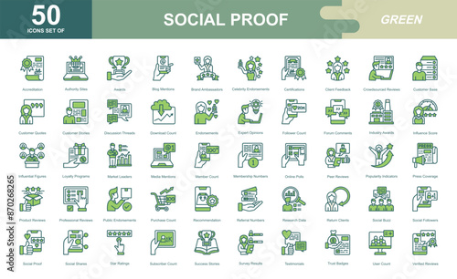 Social Proof icon set