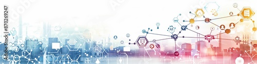 Digitalization Banner, Creative Website Transformation, Generated by AI