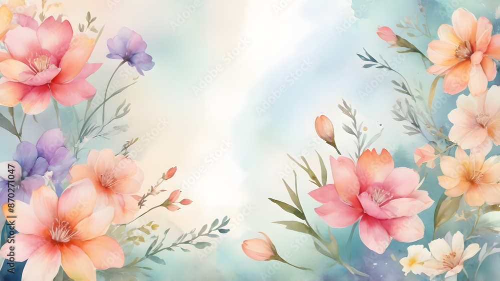 spring background with flowers spring background with flowers