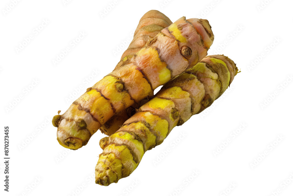 Green turmeric isolated on transparent background Green turmeric isolated on transparent background