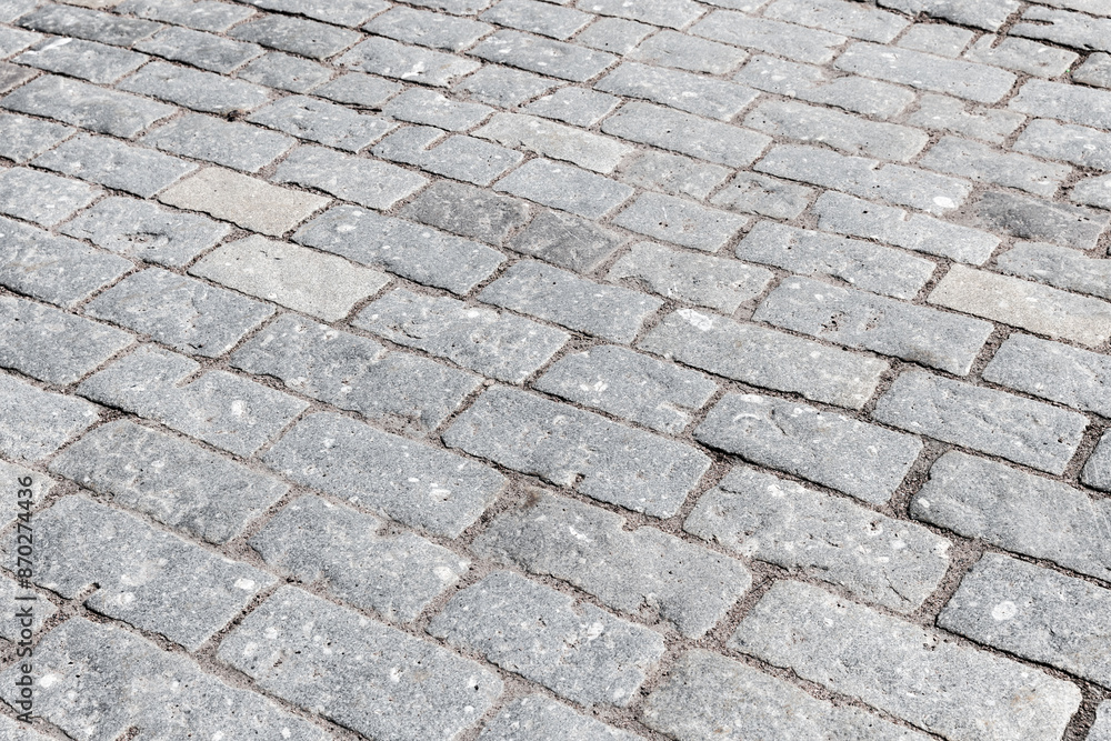 Concrete tiling background, gray rectangle paving slabs Concrete tiling background, gray rectangle paving slabs
