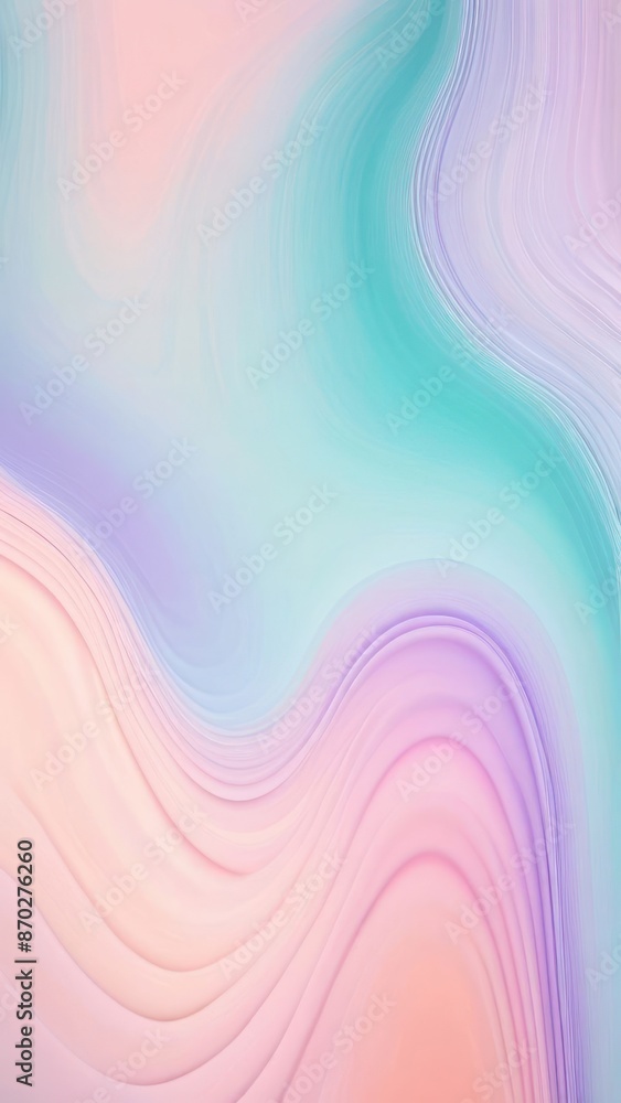 Obraz premium Ethereal Abstraction, A Symphony of Shapes