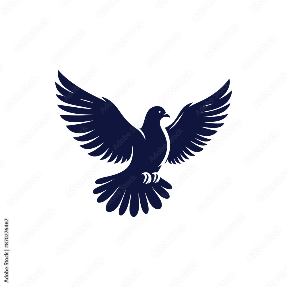 Fototapeta premium dove of peace vector