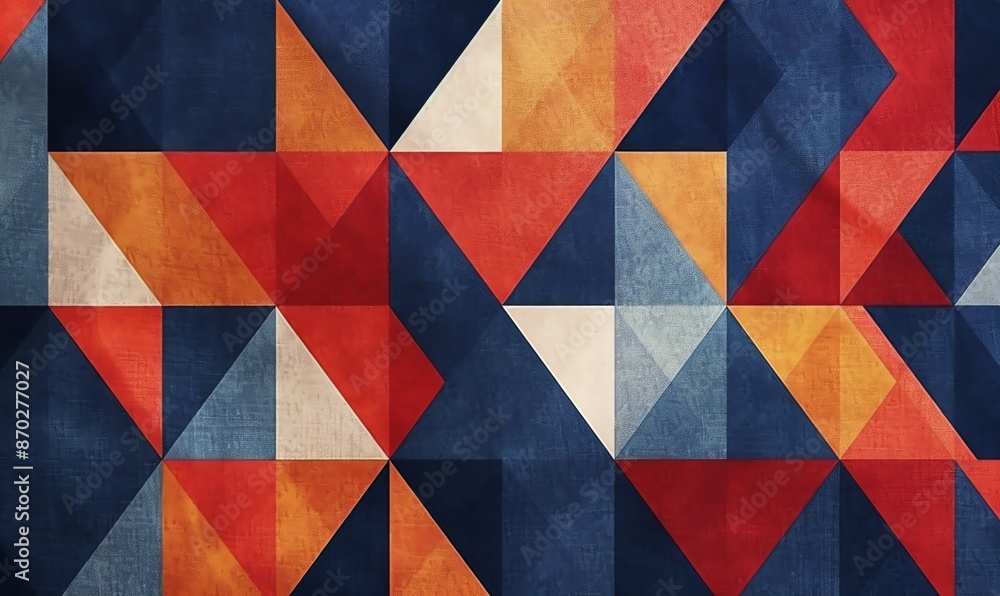 Abstract Geometric Pattern with Vibrant Colors Abstract Geometric Pattern with Vibrant Colors
