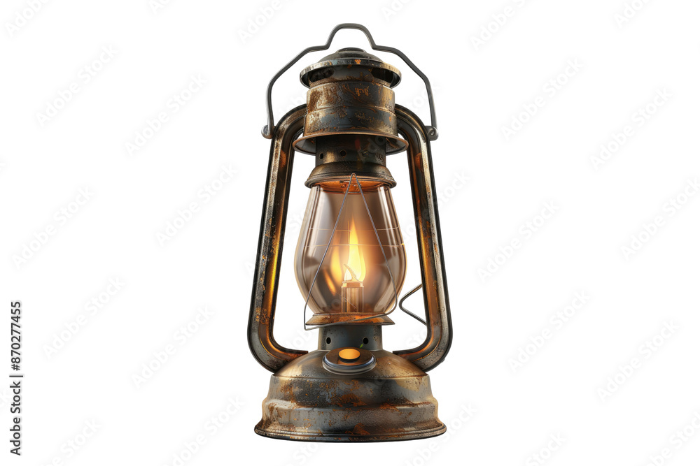 Kerosene lamp isolated on transparent background Kerosene lamp isolated on transparent background