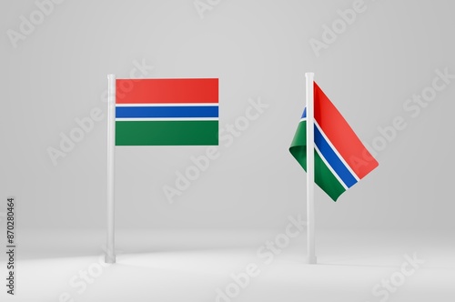 Free Download Flag Of Gambia 3d Illustration Stock Image	 - GFXLoad