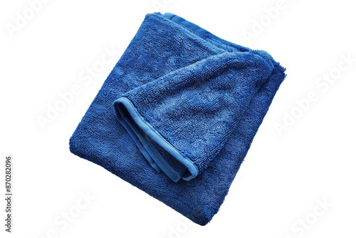 Microfiber towel isolated on transparent background