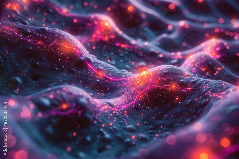 Abstract visualization of the mind as an intricate network Abstract visualization of the mind as an intricate network