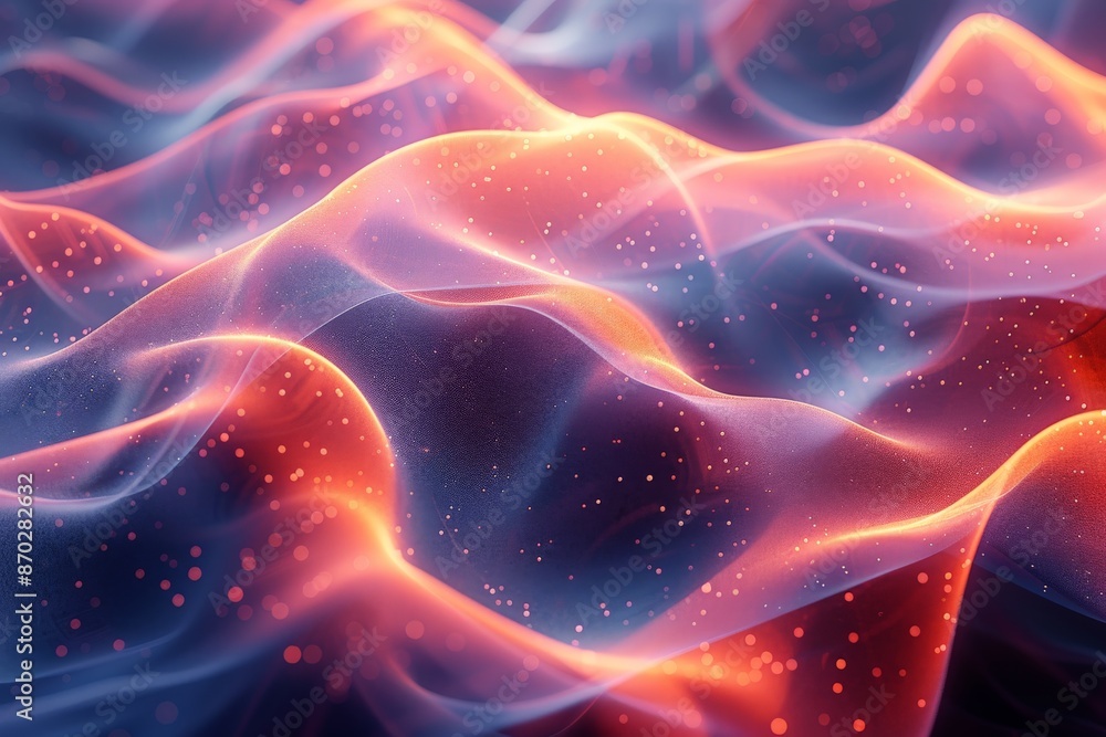 Abstract visualization of the uncertainty principle with blurred forms. Abstract visualization of the uncertainty principle with blurred forms.