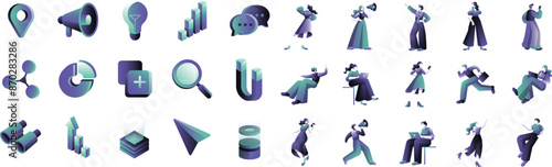 Creative Nest UI UX Gradient Illustration