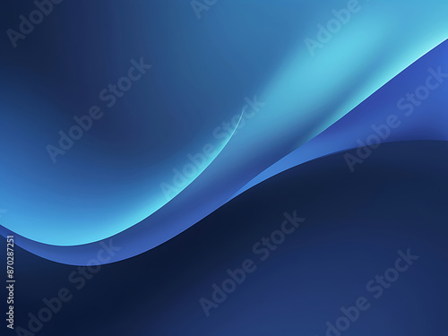 Abstract blue gradient background looks modern blurry textured blue wallpaper. ai