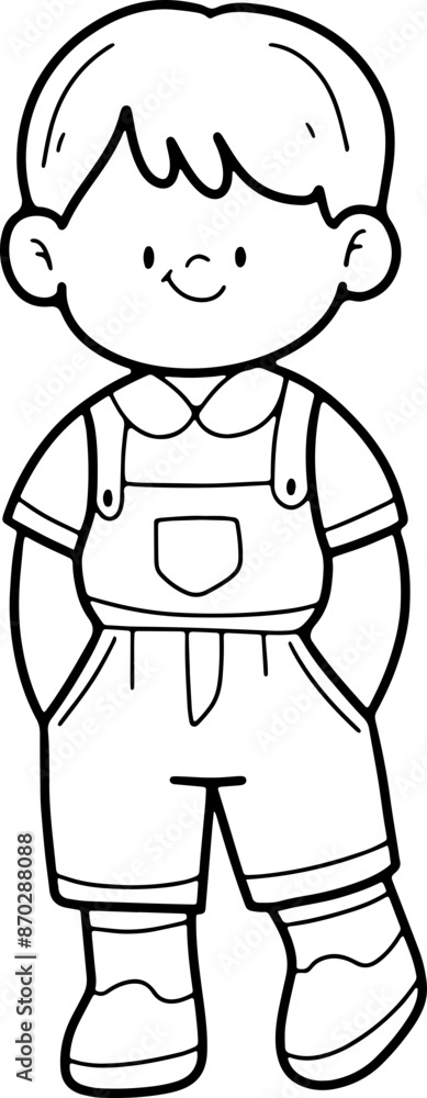 schoolchild preparing to go back to school cartoon cute hand-painted illustration schoolchild preparing to go back to school cartoon cute hand-painted illustration