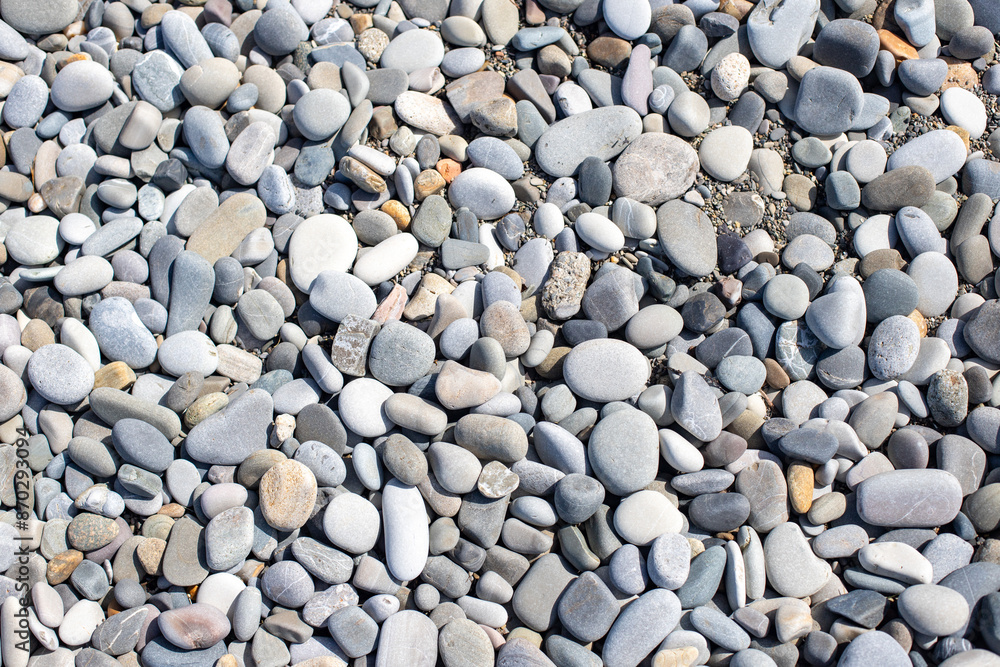 Background texture of sea pebbles, round small stones. Background texture of sea pebbles, round small stones.