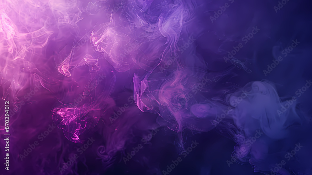 Fototapeta premium Purple smoke illustration