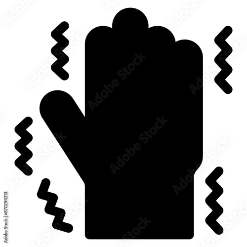 Vector Icon Tremor, Illness, Disease, Man, Healthcare, Medical