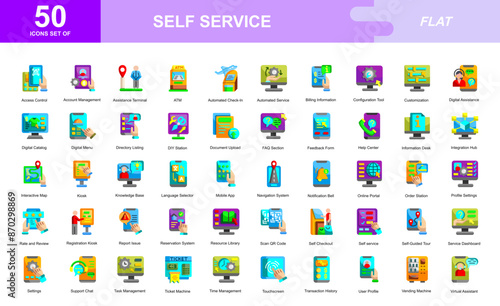 Self service icon set
