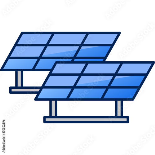 Solar Panel Illustration