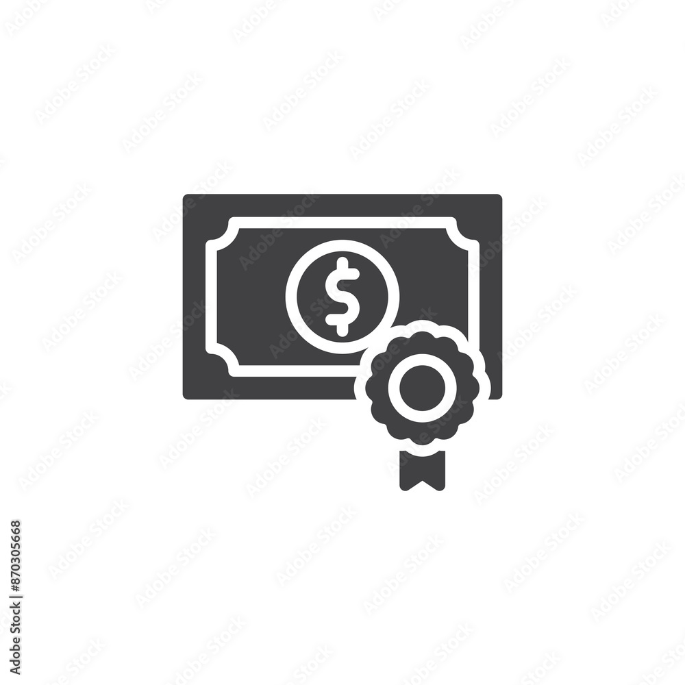 Bonds vector icon Bonds vector icon