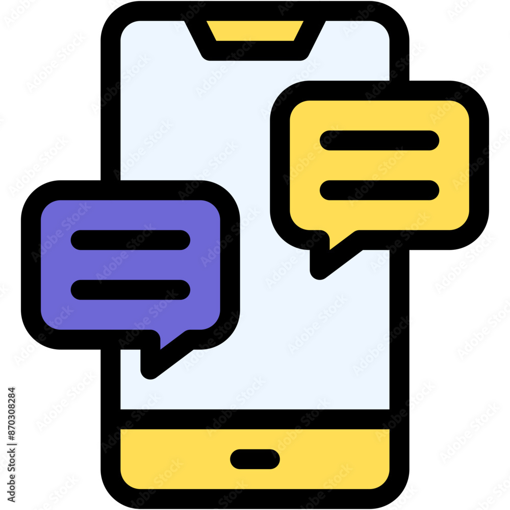 Vector Icon Message, Conversation, Chat, Communication, Smartphone, Chat Vector Icon Message, Conversation, Chat, Communication, Smartphone, Chat
