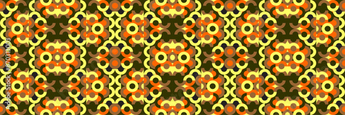 pattern 6x2 yellow,brown,oran... photo